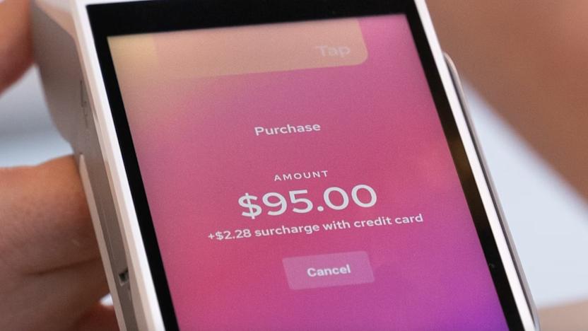 A payment terminal.