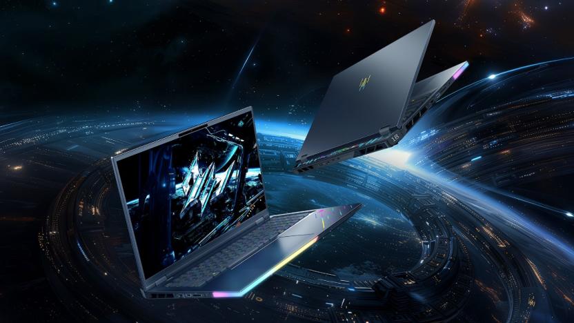 A nice laptop in space.