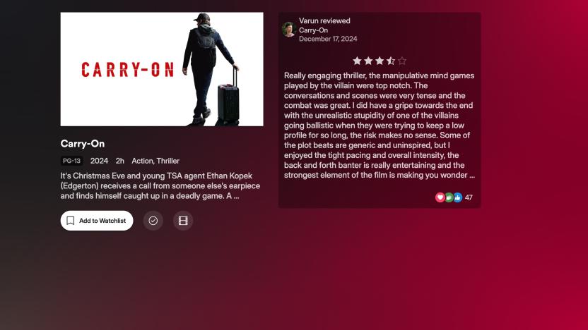 Promo image announcing public reviews and comments on Plex