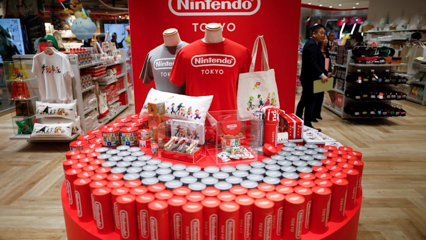 Nintendo's game character items and goods are displayed at Nintendo Tokyo, the first-ever Nintendo official store in Japan, at at SHIBUYA PARCO department store and shopping mall complex, during a press preview in Tokyo, Japan November 19, 2019.  REUTERS/Issei Kato