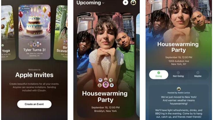 Apple Invites screenshots