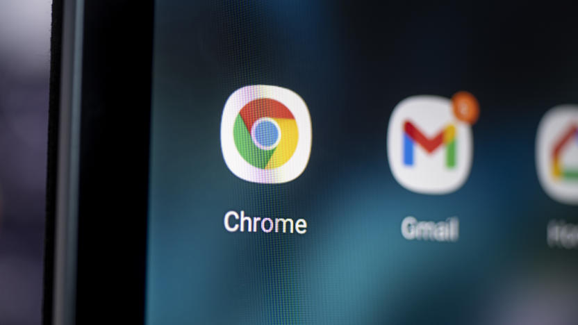 ILLUSTRATION - 28 April 2021, Berlin: On the screen of a smartphone you can see the logo of the app Chrome. Photo: Fabian Sommer/dpa (Photo by Fabian Sommer/picture alliance via Getty Images)