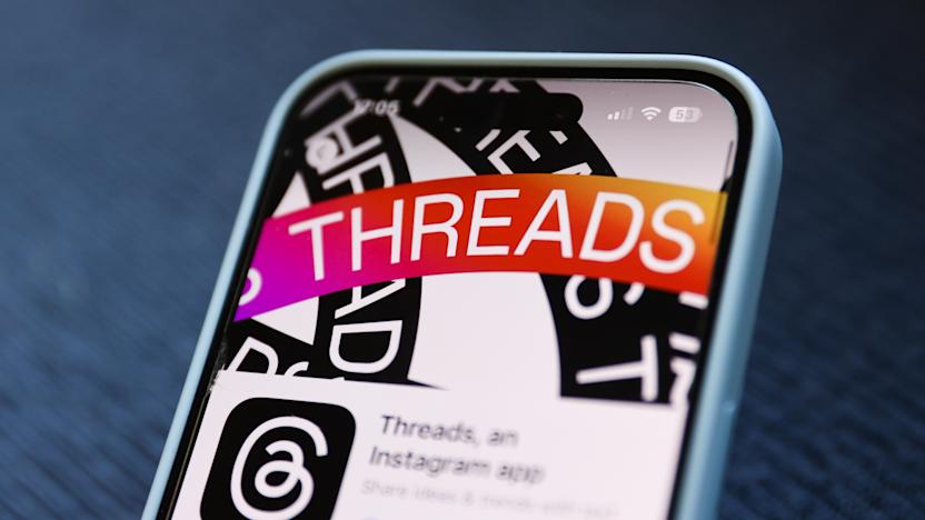 Threads on App Store is seen in this illustration photo taken in Poland on June 29, 2024. (Photo by Jakub Porzycki/NurPhoto via Getty Images)
