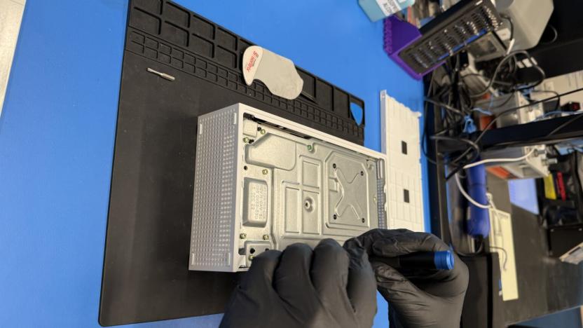 An Xbox bring repaired