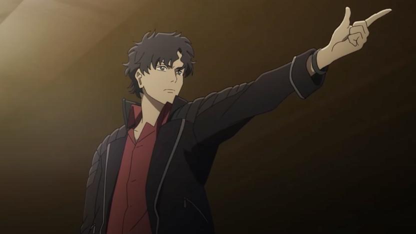 An image of Lazarus protagonist confronting FBI agents.