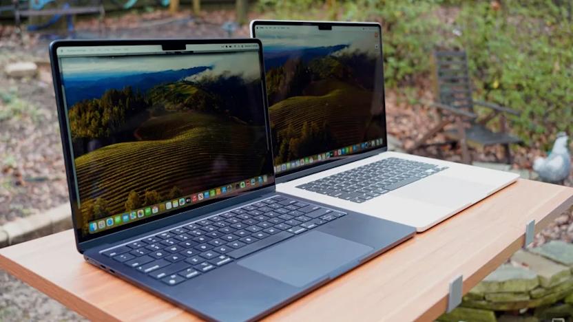 Two laptops.