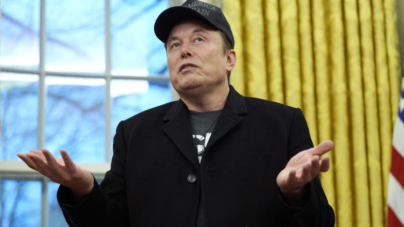 Elon Musk speaks during an event in the Oval Office with President Donald Trump at the White House, Tuesday, Feb. 11, 2025, in Washington. (Photo/Alex Brandon)