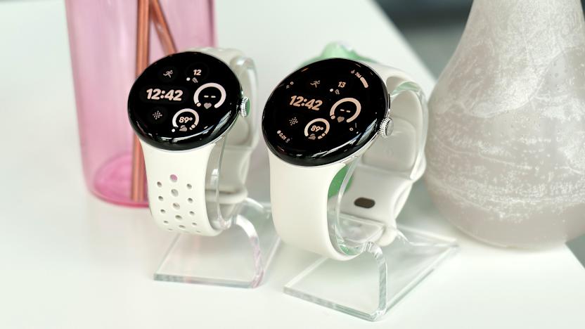 Two models of the Pixel Watch 3