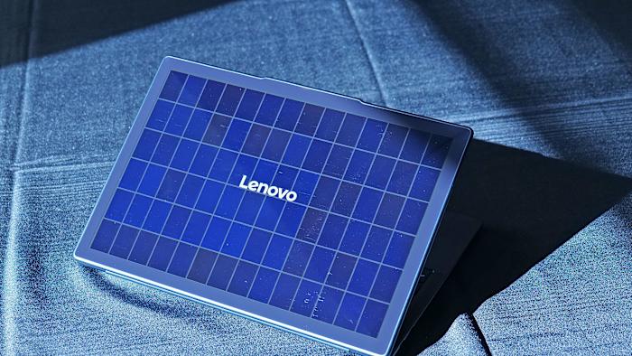 The Lenovo Yoga Solar PC Concept features built-in photovoltaic cells that can add an hour's worth of video playback after just 20 minutes in the sun. 
