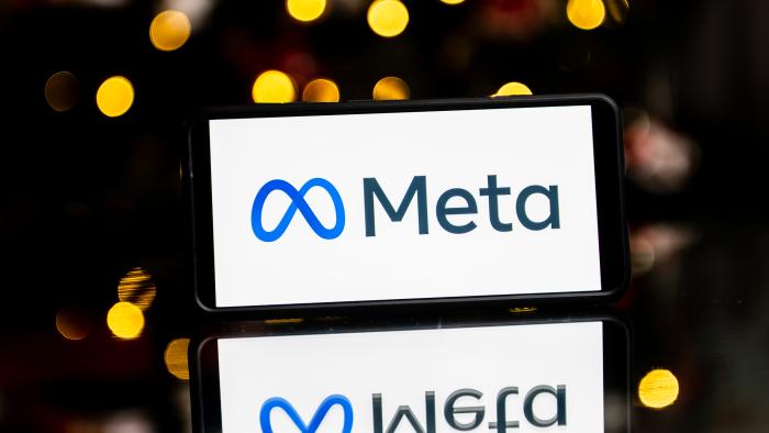 POLAND - 2023/01/06: In this photo illustration a Meta logo seen displayed on a smartphone. (Photo Illustration by Mateusz Slodkowski/SOPA Images/LightRocket via Getty Images)