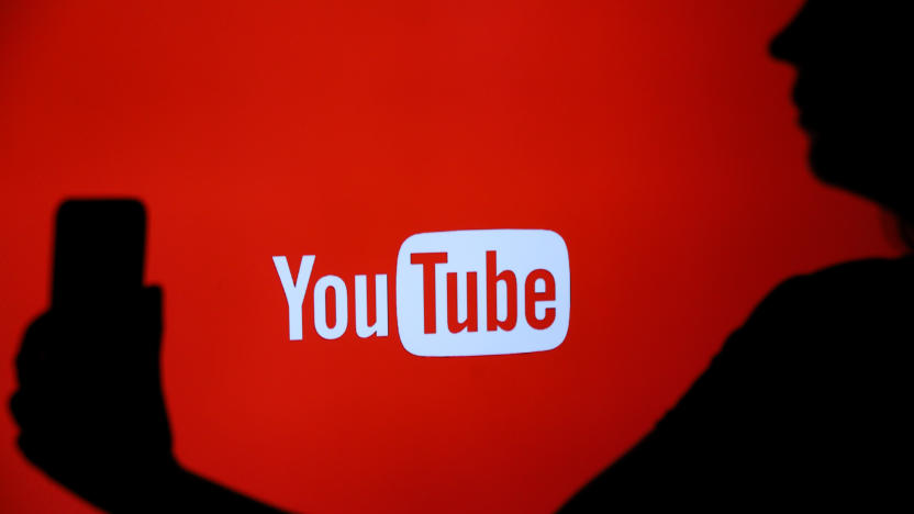 In Knurow, Poland, on December 26, 2024, a person holds a phone displaying the YouTube logo. (Photo by Klaudia Radecka/NurPhoto via Getty Images)