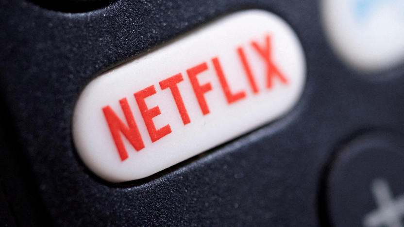 FILE PHOTO: The Netflix logo is seen on a TV remote controller in this illustration taken January 20, 2022. REUTERS/Dado Ruvic/Illustration/File Photo/File Photo